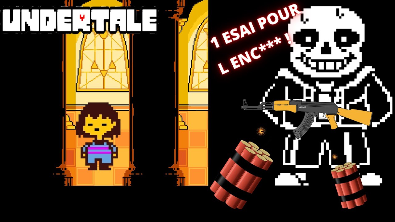 BATRE SANS EN 1 ESSAI SANS ENTRAINEMENT UNDERTALE #UNDERTALE #SANS # ...