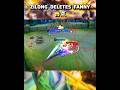 Zilong deletes Fanny🗿☠️ | #mobilelegends #mlbb #shorts #zilong #gaming #fanny #memes