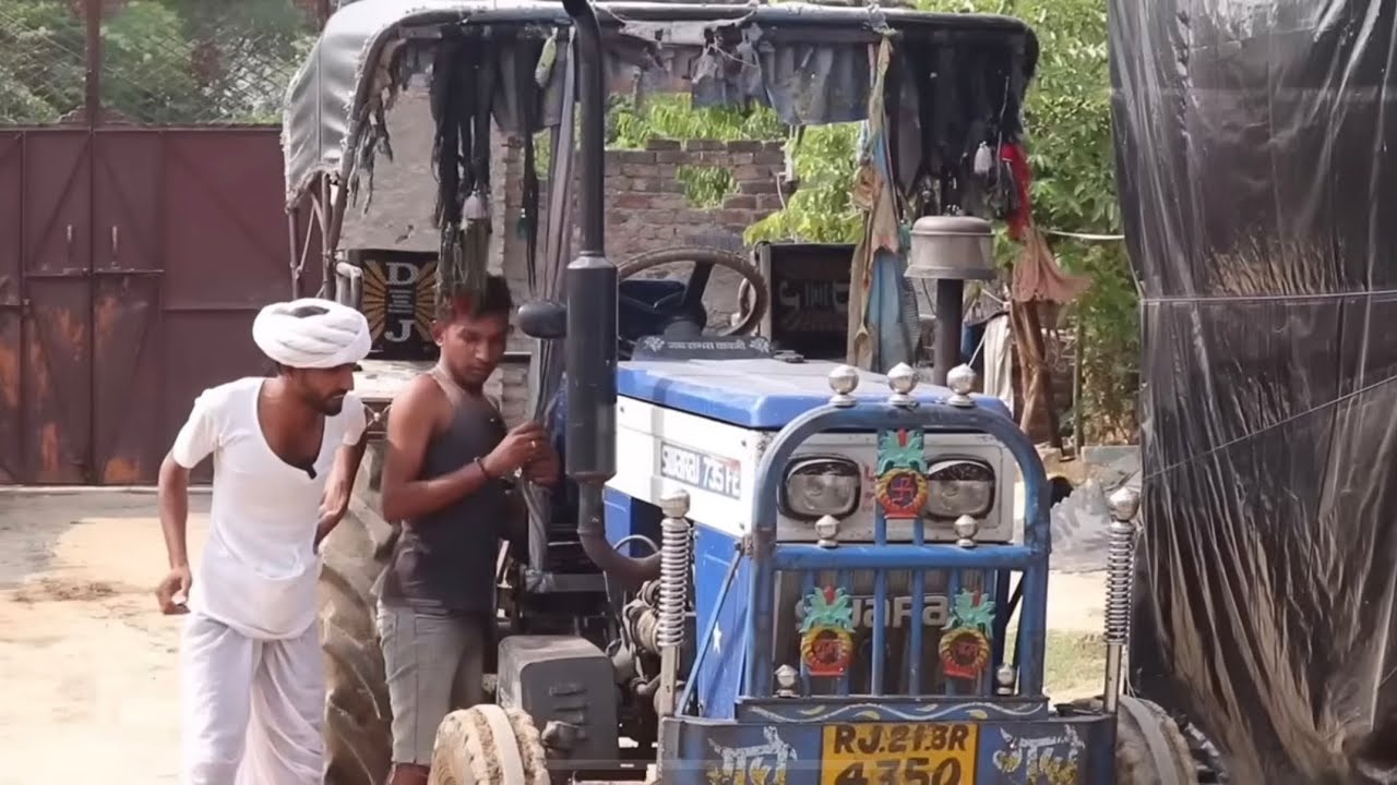 या सालेंसर में मुंडों मत गाल 😂 बदरू नें लिया नया ट्रैक्टर 🤣 Royal Purbiya 