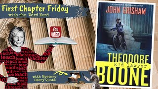 Famous Middle Grade Kid Lawyer Legal Thriller || First Chapter Friday || First Book in a Series Profile