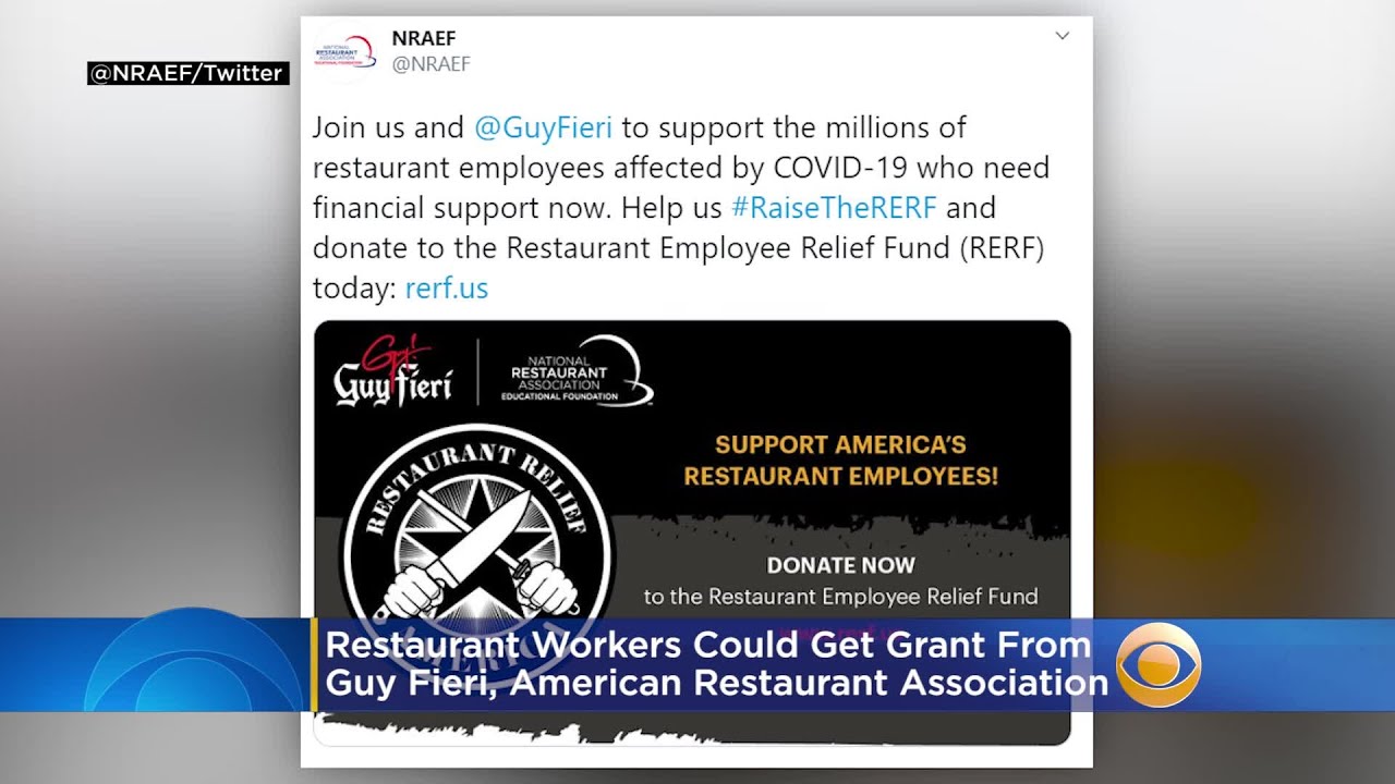 Guy Fieri, American Restaurant Association Helping Restaurant Industry Employees