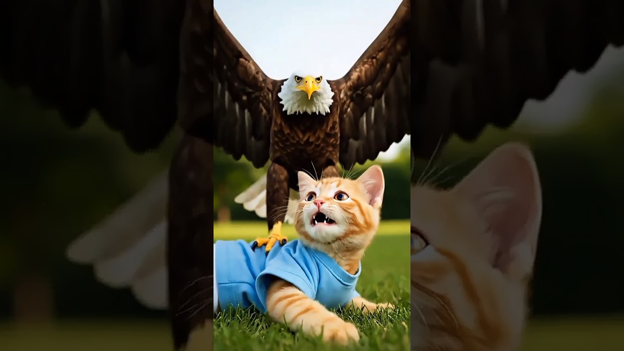 Crying cat Saved by Loyal Dog in Park | Emotional Rescue Story 