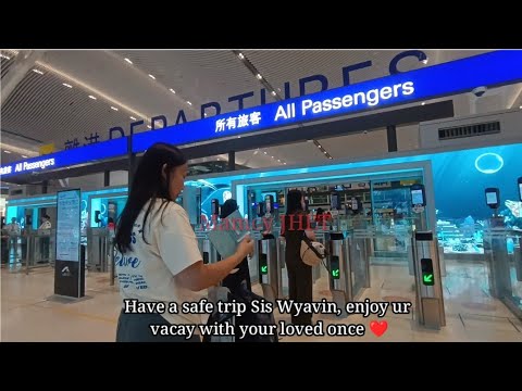 Happy trip Sis Wyavin, Have a safe flight ✈️ #flight #happy #friend