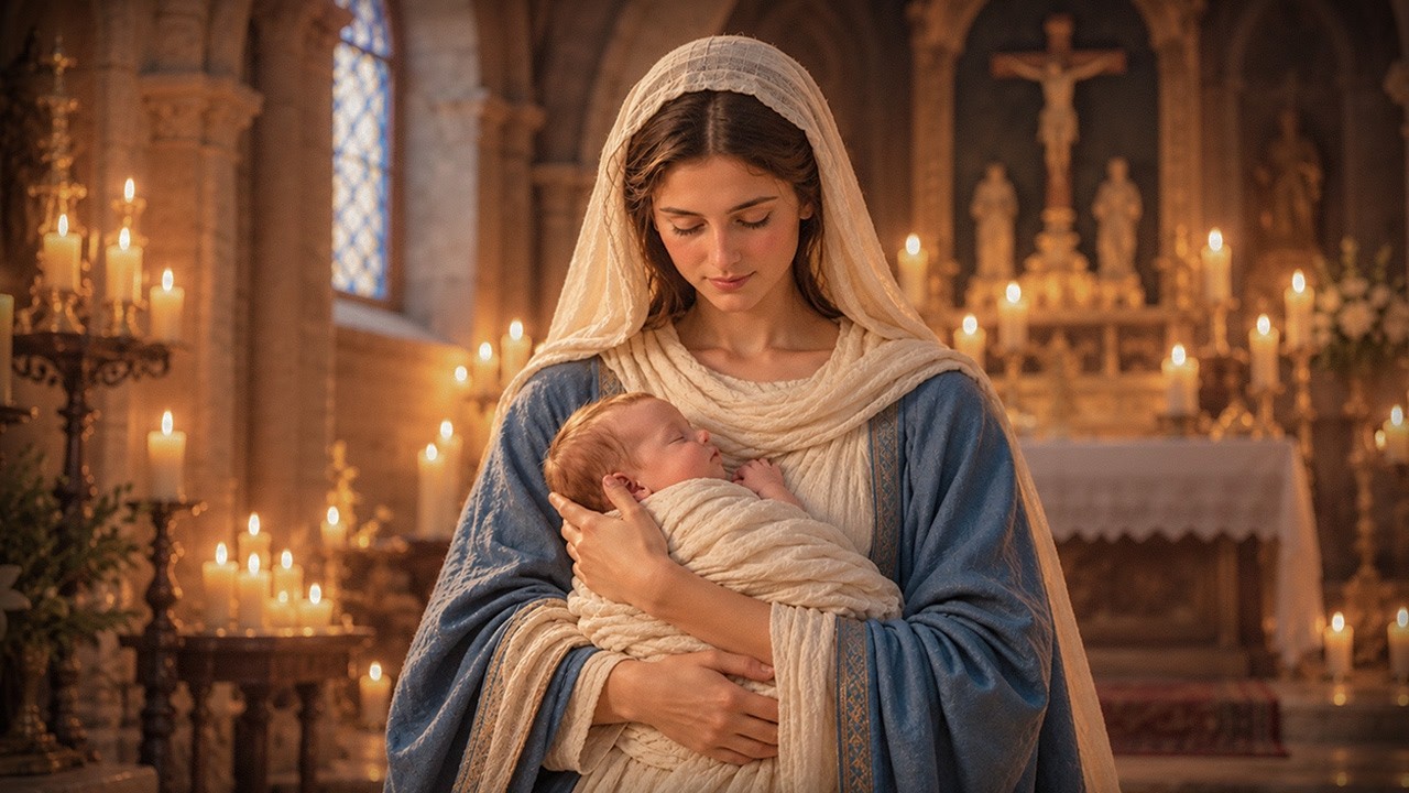Peace Under Mary’s Mantle | Gregorian Chants for Prayer, Peace & Protection