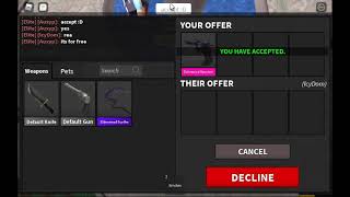 Giving Icy Dom A Elderwood Revolver In Mm2 Auxy