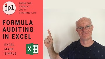 Formula Auditing in Excel