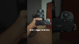 Sigma 18-50mm + ZV-E1 combo? #shorts