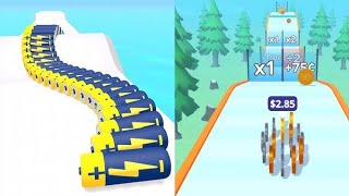 Money Rush VS Battery Run - All Levels Android iOS Gameplay