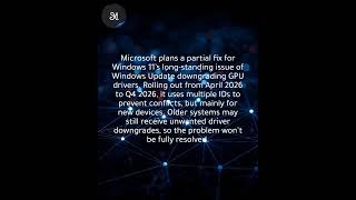Microsoft fixes Windows Update GPU driver downgrades using multiple IDs