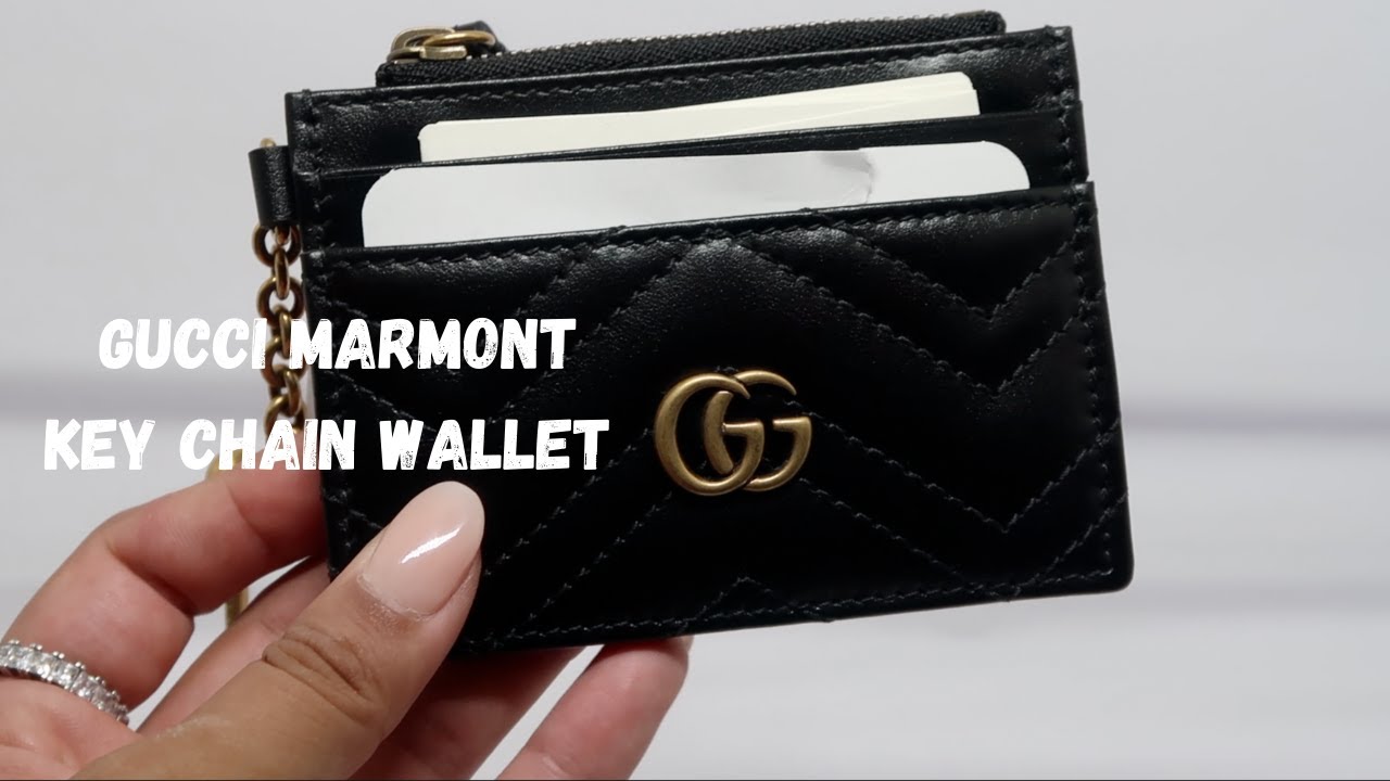 GUCCI KEYCHAIN WALLET REVIEW