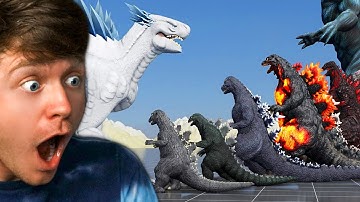 SHIMO vs EVERY GODZILLA the SIZE COMPARISON!
