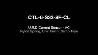 U.R.D. CTL-6-S32-8F-CL | Miniature Split-Core AC Current Sensor | 15A