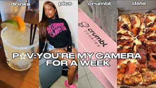 POV: you’re my camera for a week! | handling rejection, work, being vulnerable, food, etc