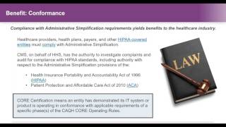 CAQH CORE: Voluntary CORE Certification National Webinar – Value of Certification