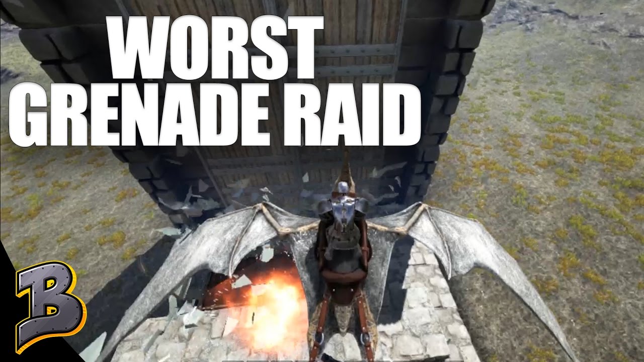 Worst Grenade Raid Ever! Ark Survival Evolved PvP -Shigo Islands- Ep 15