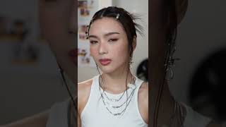 Francine Diaz on my makeup chair for Careline #makeupbytoniaviles