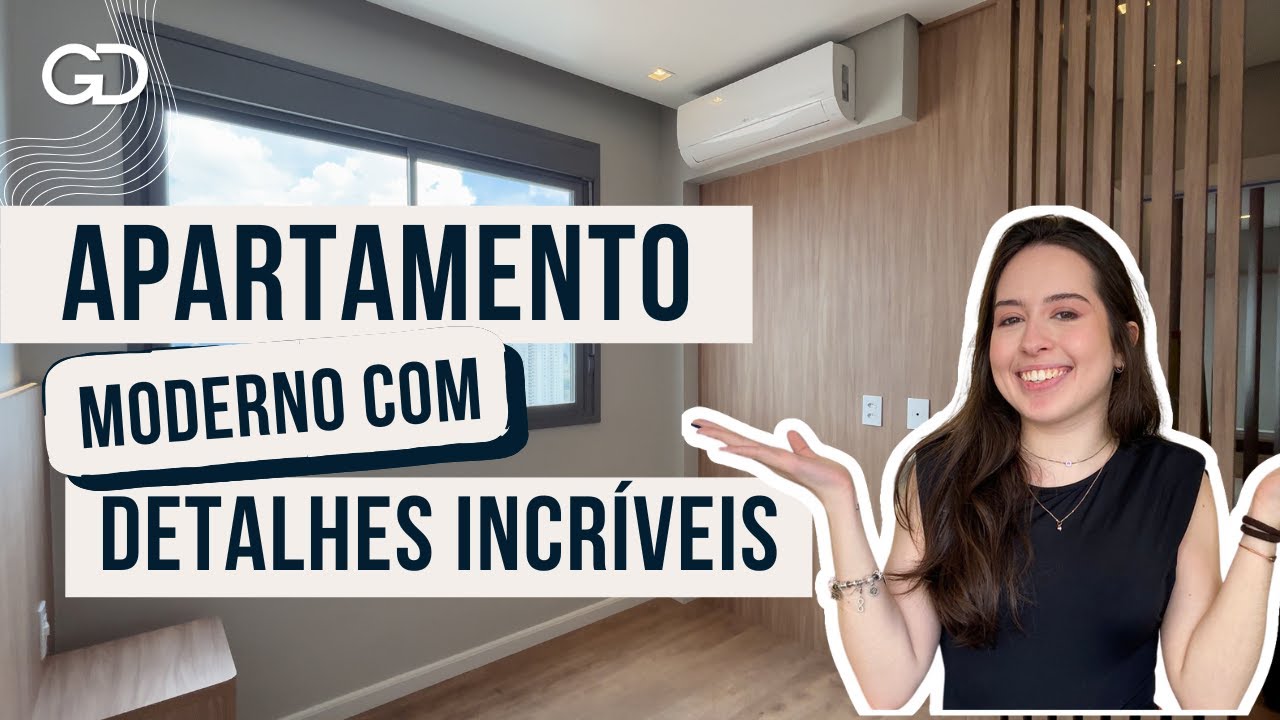 TOUR pelo APTO de 70m² | Design super moderno, clean e com detalhes impressionantes