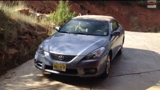 2008 Toyota Camry Solara SLE Convertible full tour (start up, exhaust, engine, interior, exterior)