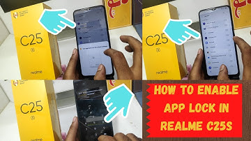 How to Enable App Lock in REALME C25S,C25Y,C25| How To Set App Lock Realme C25s| c25 AppLock setting