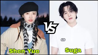 Information Shen Yue VS Suga (BTS) Lifestyle Comparison 2025 News