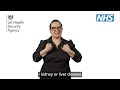 Protect yourself against flu – information for those in secondary school BSL video leaflet