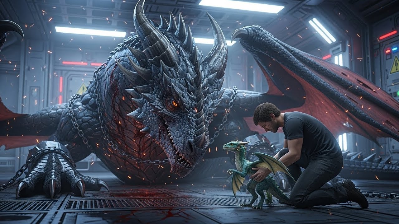 A Pregnant Alien Dragon Abandoned in a Prison Cell — A Human Mechanic Risked Everything | HFY Story