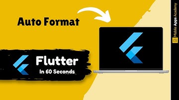 Auto Format Code | FLUTTER IN 60 SECONDS | #01