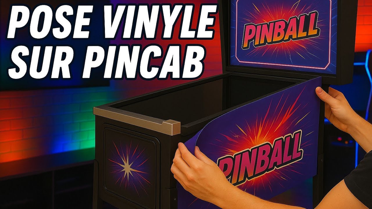 Stickers Burning Rubber Pour Pincab / Flipper - Neuf - Fabriqué En France