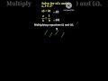 Simultaneous Equations #maths #mathematics #algebra #linearequations #simultaneousequation