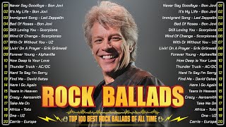 Rock Ballads 70s 80s 90s 💦 Bon Jovi, Guns N Roses, Nirvana, Scorpions, U2, Led Zeppelin