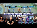 WE USED REVAMPED HEROES IN RANK AND I'M LAYLA TANK- MLBB - ME AND THE BOYS #6