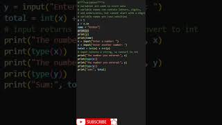 Everything About Python Basics in ONE Video! 🤯 #python #coding  #programming #learnpython #shorts