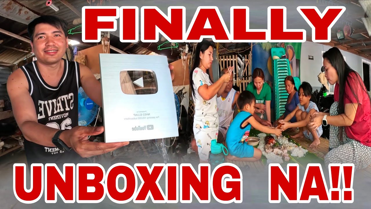 Sa Wakas! Unboxing Na Sa Silver Play Button At Nagpaletson Ako!