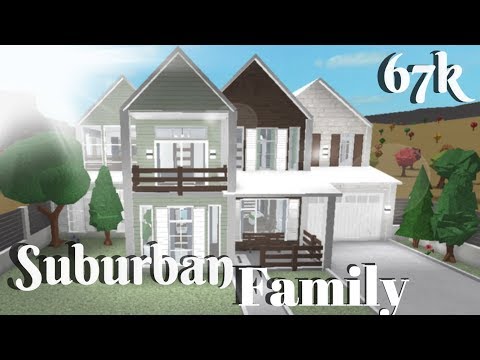 Roblox Bloxburg Suburban Family Home Youtube