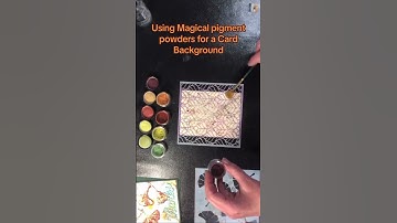 Using Magicals with a Stencil #lindysmagicals #cardmaking #shorts
