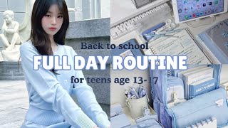 Back to school | Productive routine for teens 🎀
