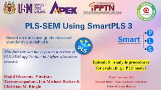 #5 Analytic procedures for evaluating a PLS model