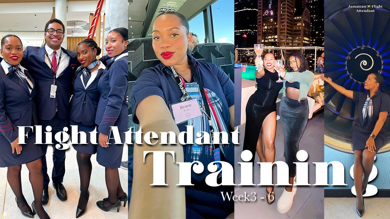 Flight Attendant Training Vlog Week 3-6 |  Passing Exams, Going Out In Dallas + Uniform Haul & Bases