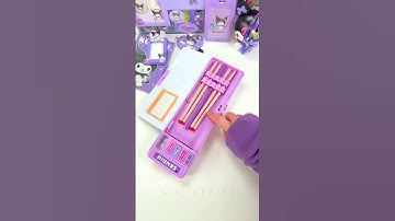 Cute Kuromi Pencil Case Unboxing - #shorts #youtubeshorts #kuromi