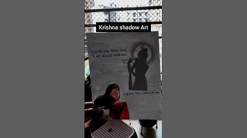 help me for 50k subscribers tutorial for shadow art 🎨 #art #indianpainting #drawing #krishna #shorts