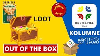 Brettspiel Kolumne der Brettspielbox - Loot der Messe bei Content Creatorn