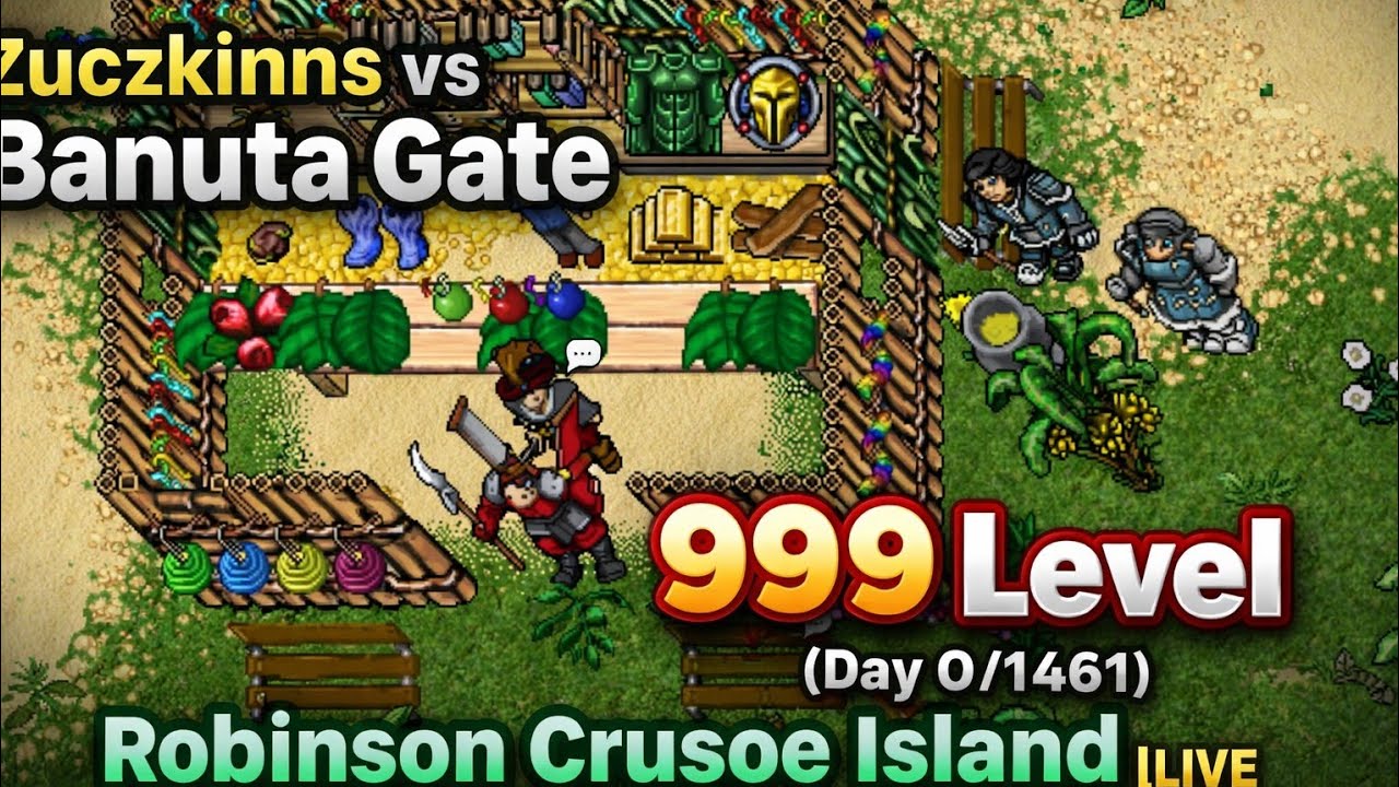 Banuta Gate 999 vs Zuczkinns - Robinson Crusoe Island [LIVE EXPERIMENT] 24/7 - 1476 Days