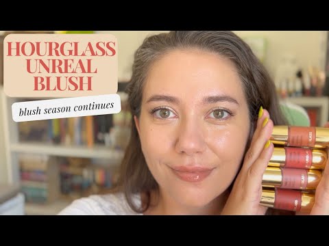 EASIEST LIQUID BLUSH | Cheek Swatches of Hourglass Liquid Blush
