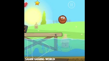 Red Ball 4 square push Basketball in water