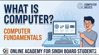 What is Computer | Computer Fundamentals Lecture 1 | Basic Computer for Beginners
