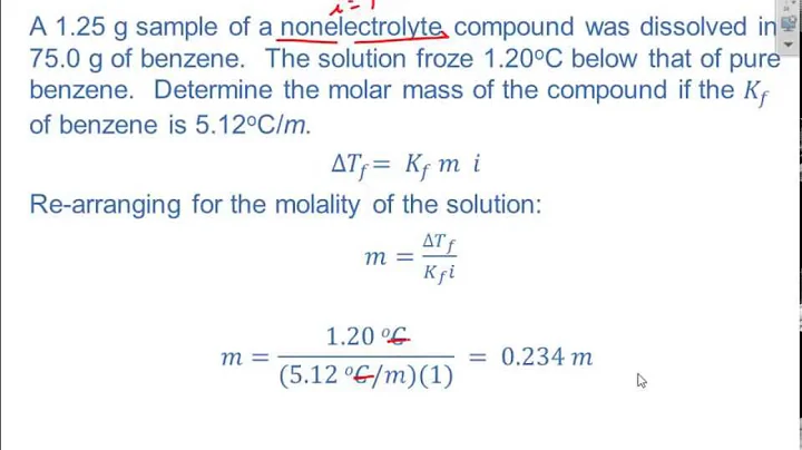 CHE 133 HW 74 - Molar Mass Determinations