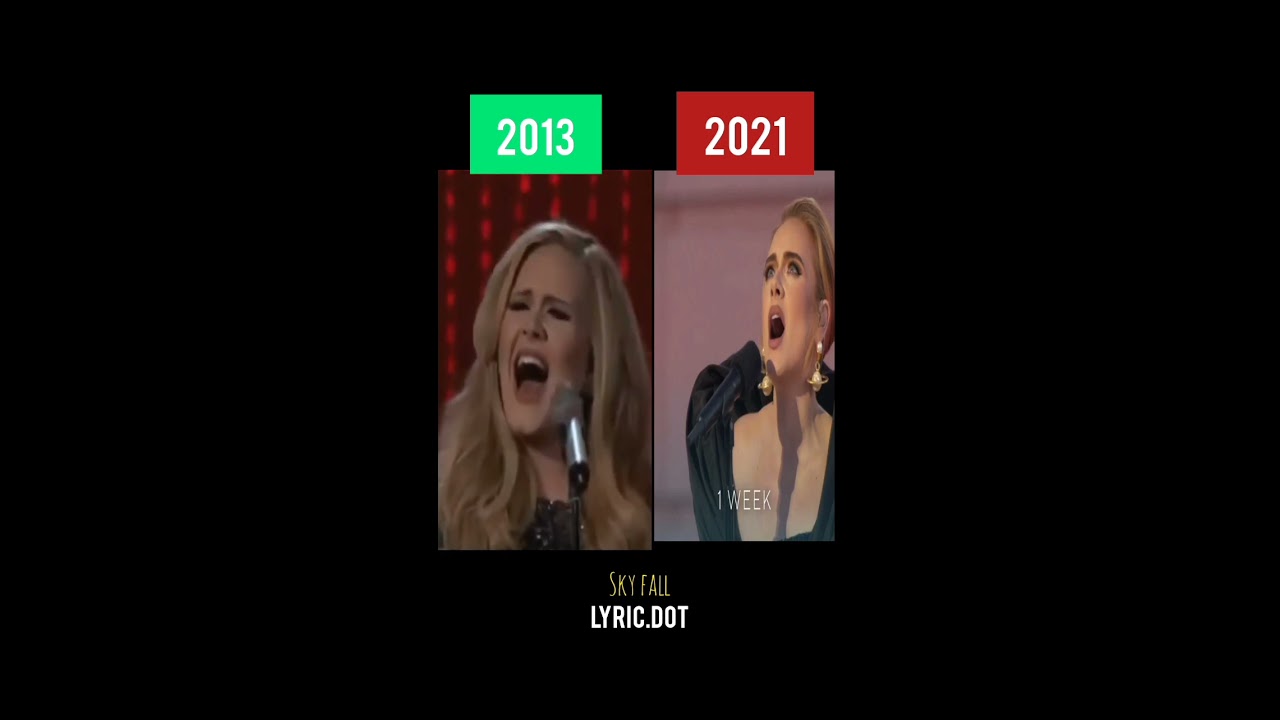SkyFall Adele 2013 Vs 2021 How Cool Thats Scream Which One Do You Like More 