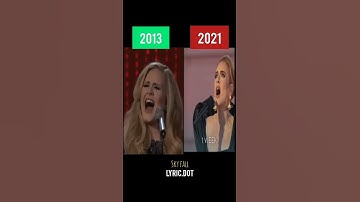 Thumbnail of SkyFall Adele 2013 vs 2021 | How cool thats scream . Which one do you like more ?
