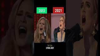 SkyFall Adele 2013 vs 2021 | How cool thats scream . Which one do you like more ?