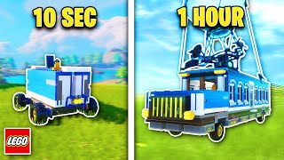 Building the Battle Bus In 10 Seconds vs 1 Hour
